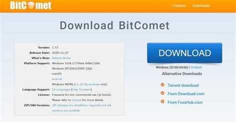 Download Torrent Files with BitComet: Install and .